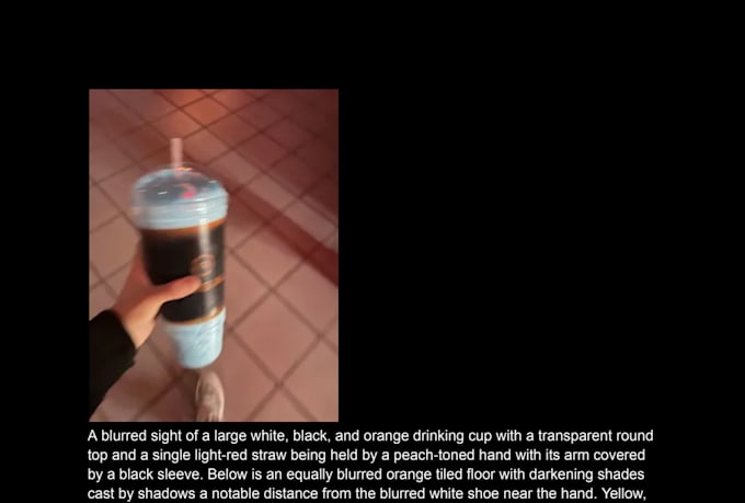 write descriptive captions for your photos and posts